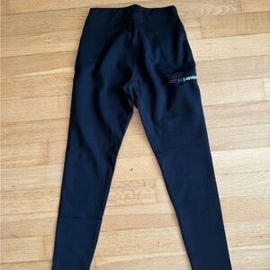 Off-White Black Leggings with Logo Detail